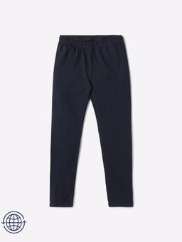 GAP - Girls Blue Knitted Solid Trousers