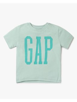 GAP - Boys Aqua Cotton Printed T-shirt