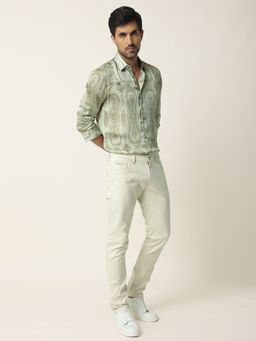 Rare Rabbit - Fable Olive Casual Shirts