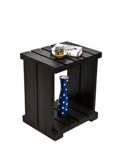 Ikiriya - Arista Sheesham Wood Bedside Table in Mahogany Finish (1 Year Warranty)