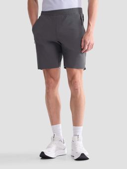 U.S. POLO ASSN. - Men Grey Mid Rise Textured Active Shorts