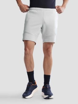U.S. POLO ASSN. - Men Grey Solid Regular Fit Active Shorts