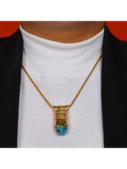 ARVINO - Blue Turquoise Potion Pendant Chain