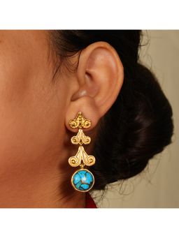ARVINO - Jharoka Blue Earrings