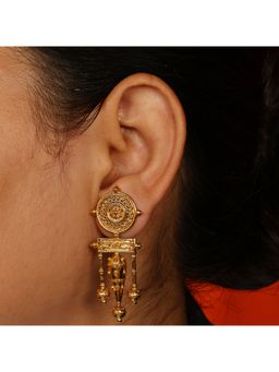 ARVINO - Gold Cascade Rani Earrings