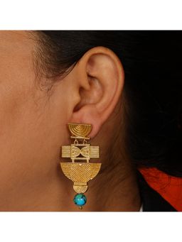 ARVINO - Blue Folk Earrings