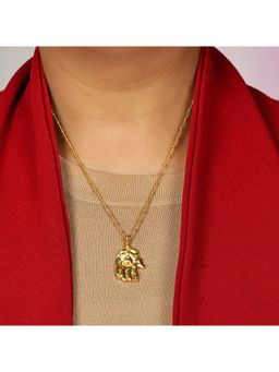 ARVINO - Gold Hast Mudra Pendant Chain