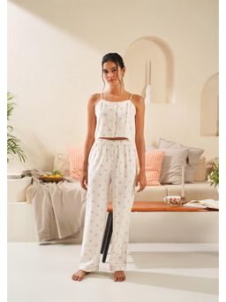 Muvazo - Fioretta Lounge White Pant