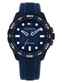 Tommy Hilfiger - Th-Regatta with Quartz Basic Blue Silicone Strap Watch (TH1792265W) (M)