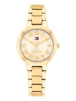 Tommy Hilfiger - Quartz Cream Dial Gold Stainless Steel Strap Watch with Bracelet (TH2770243W) (M)