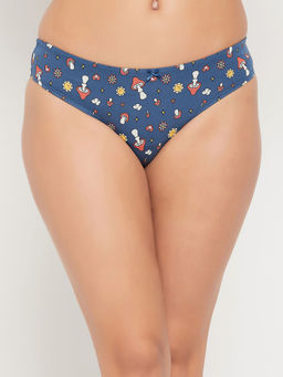 Clovia - Cotton Low Waist Inner Elastic Thong Panty