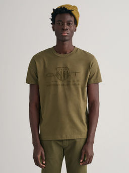 GANT - Round Neck Pure Cotton T-Shirt