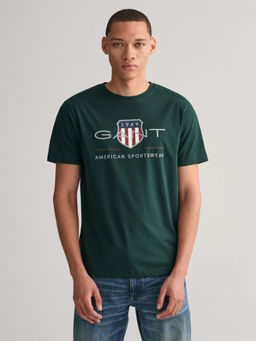 GANT - Round Neck Pure Cotton T-Shirt