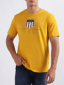 GANT - Round Neck Pure Cotton T-Shirt