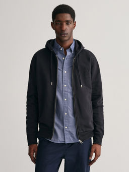 GANT - Hooded Front Open Sweatshirt