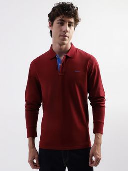 GANT - Long Sleeves Polo Collar Pure Cotton T-Shirt