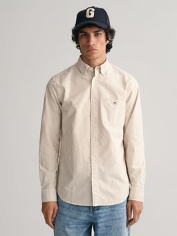 GANT - Opaque Striped Cotton Casual Shirt