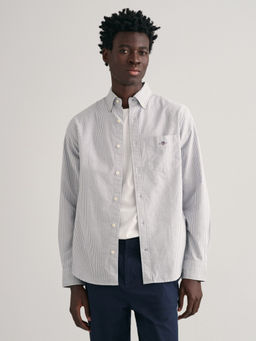 GANT - Striped Button-Down Collar Casual Pure Cotton Shirt