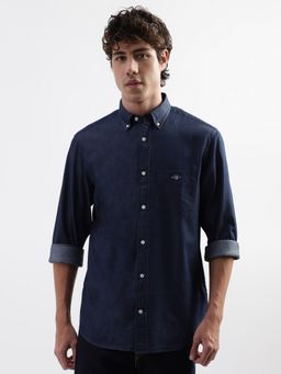 GANT - Button-Down Collar Pure Cotton Casual Shirt