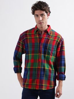 GANT - Boxy Tartan Checked Casual Shirt