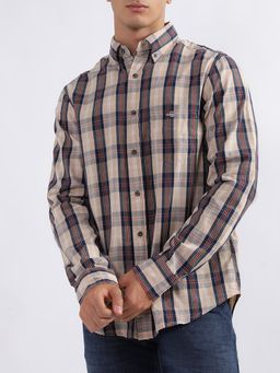 GANT - Tartan Checks Opaque Checked Cotton Casual Shirt