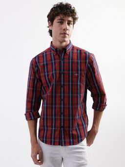 GANT - Tartan Checked Button-Down Collar Pure Cotton Casual Shirt