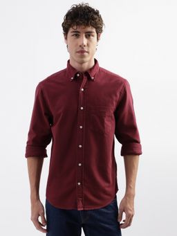 GANT - Button-Down Collar Pure Cotton Casual Shirt