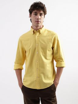 GANT - Button-Down Collar Pure Cotton Casual Shirt