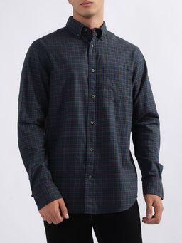 GANT - Tartan Checks Opaque Checked Cotton Casual Shirt