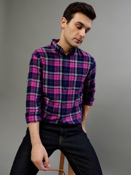 GANT - Checked Cotton Checks Button Down Collar Casual Shirt