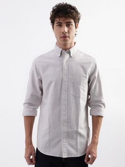 GANT - Checked Button-Down Collar Pure Cotton Casual Shirt