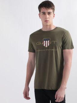 GANT - D2. Archive Shield Round Neck Cotton T-Shirt