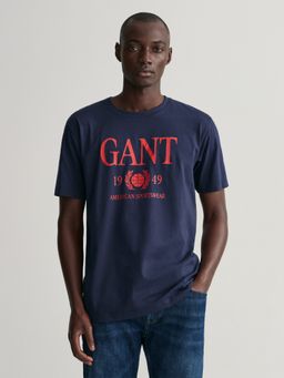 GANT - Typography Printed Cotton T-Shirt