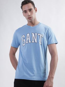 GANT - Men Round Neck Cotton T-Shirt