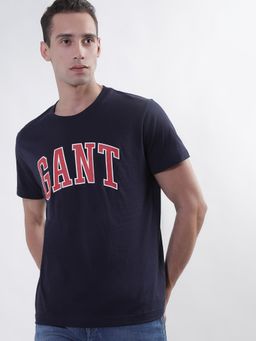 GANT - Men Round Neck Cotton T-Shirt