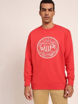 GANT - Men Red Printed Sweatshirt