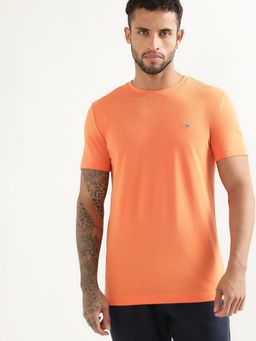 GANT - Round Neck Slim Lightweight Cotton Pique T-Shirt