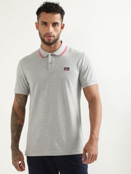 GANT - Contrast Polo Collar Pure Cotton Pique T-Shirt