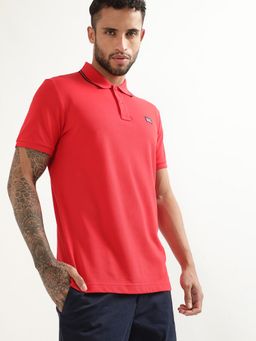 GANT - Contrast Polo Collar Pure Cotton Pique T-Shirt