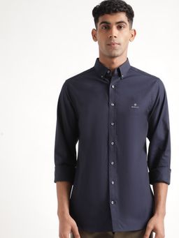 GANT - Comfort Slim Fit Button-Down Collar Cotton Casual Shirt
