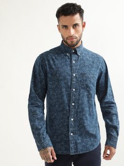 GANT - Men Floral Printed Cotton Casual Shirt