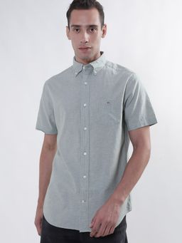 GANT - Button-Down Collar Cotton Linen Casual Shirt