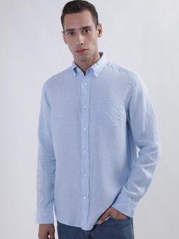GANT - Button-Down Collar Linen Casual Shirt