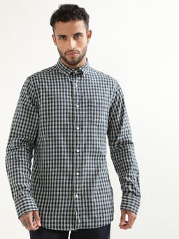 GANT - Men Checked Cotton Casual Shirt