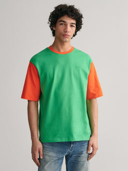 GANT - Drop-Shoulder Sleeves Pure Cotton Oversized T-Shirt