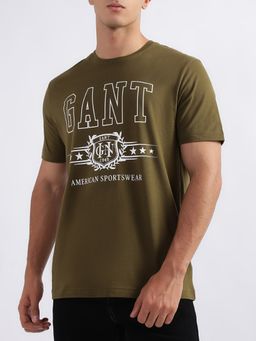GANT - Typography Printed Cotton T-Shirt
