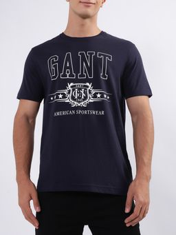 GANT - Typography Printed Cotton T-Shirt