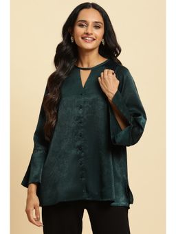 W - Green Solid Shirt