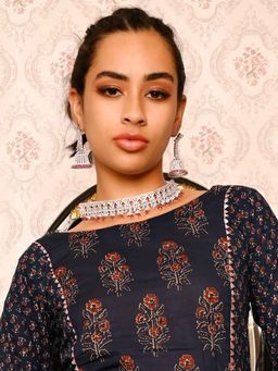 Odette - Women Silver-Tone Jewellery Set