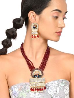 Odette - Women Gorgeous Peacock Embellished Necklace